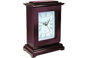 Ps Concealment Clock - Rectangle, Mahogany