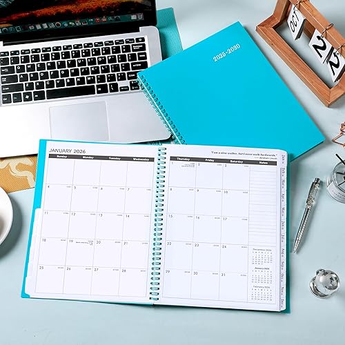 Miniatura 2 de Agenda mensual 2024-2028, calendario mensual de 5 años, enero de 2024 a diciembre de 2028, 9 x 11 pulgadas, bolsillo de doble cara + cubierta de