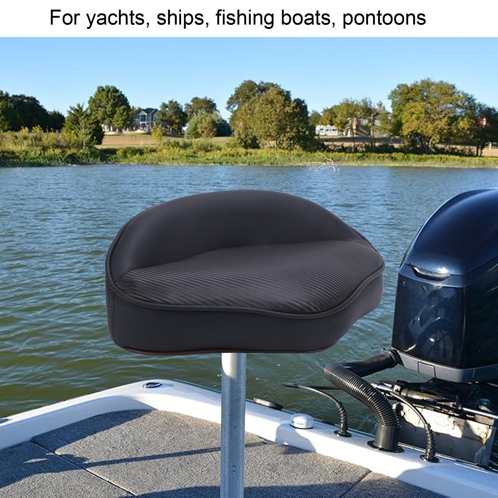 Boat Cushions Casting Seat, Boat Butt Seat Lean Boat Seat With - Main Image