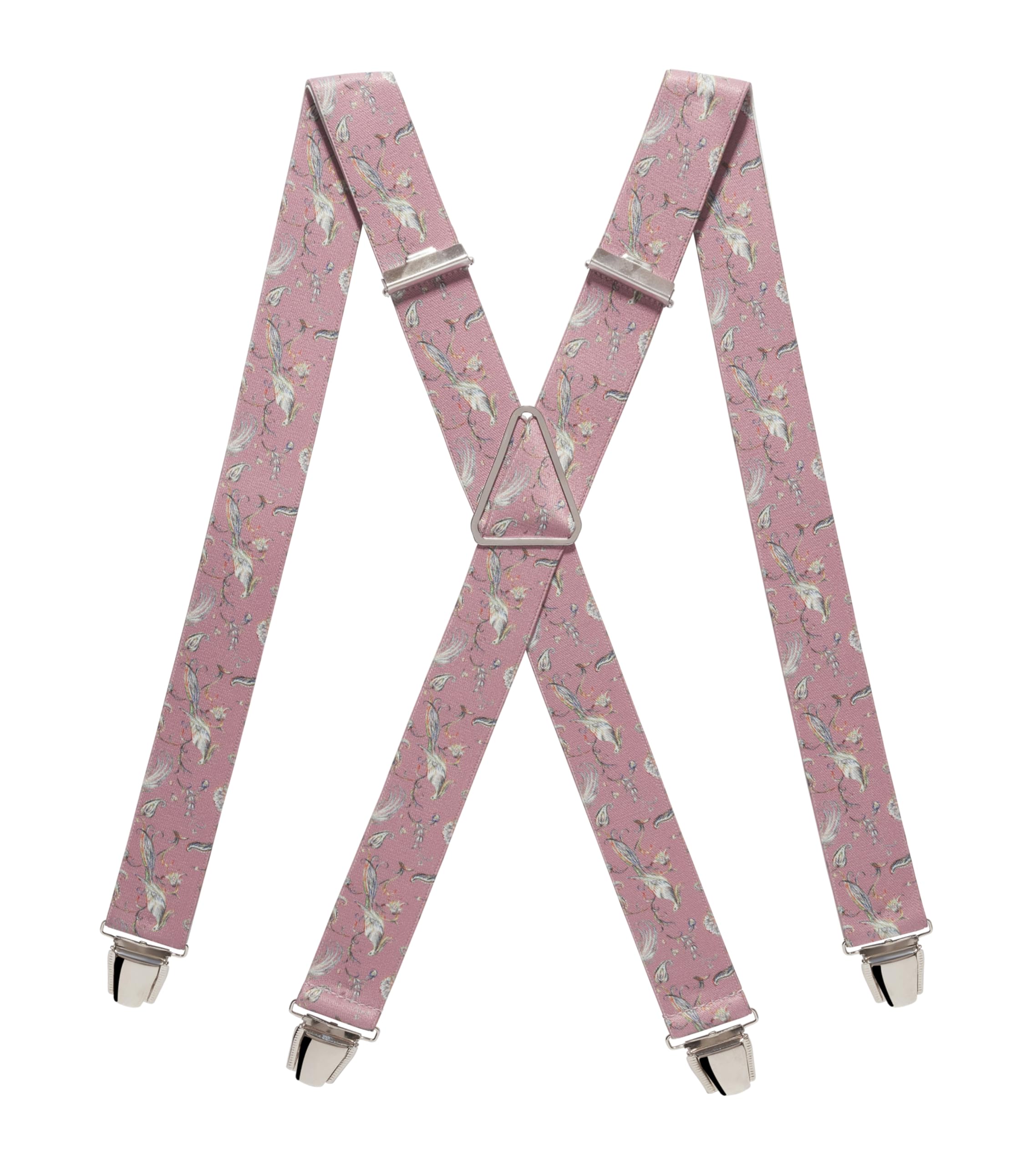 Pierrot Hosenträger für Herren Breit Made in Germany/France - Ultrastarker Gummizug & 4 Extra Starke X-Clips - Verstellbare Länge bis zu 130cm - Garantie auf Lebenszeit