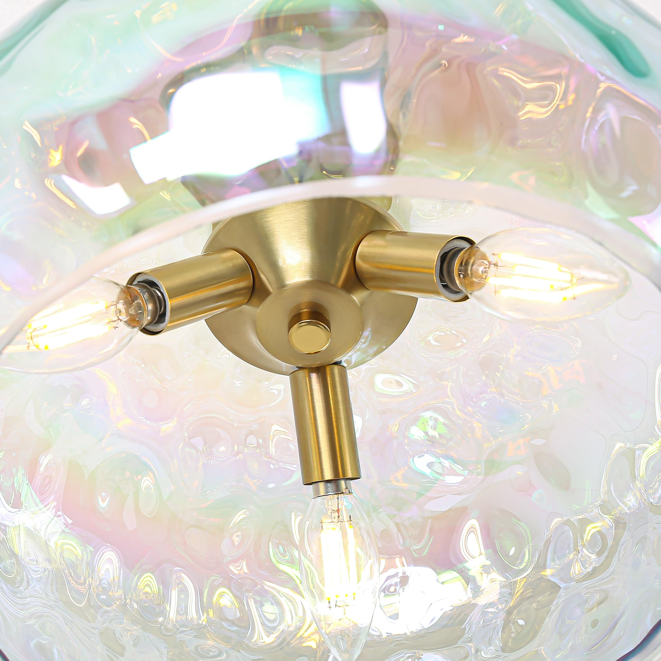 Semi Flush Mount Ceiling Light, 14