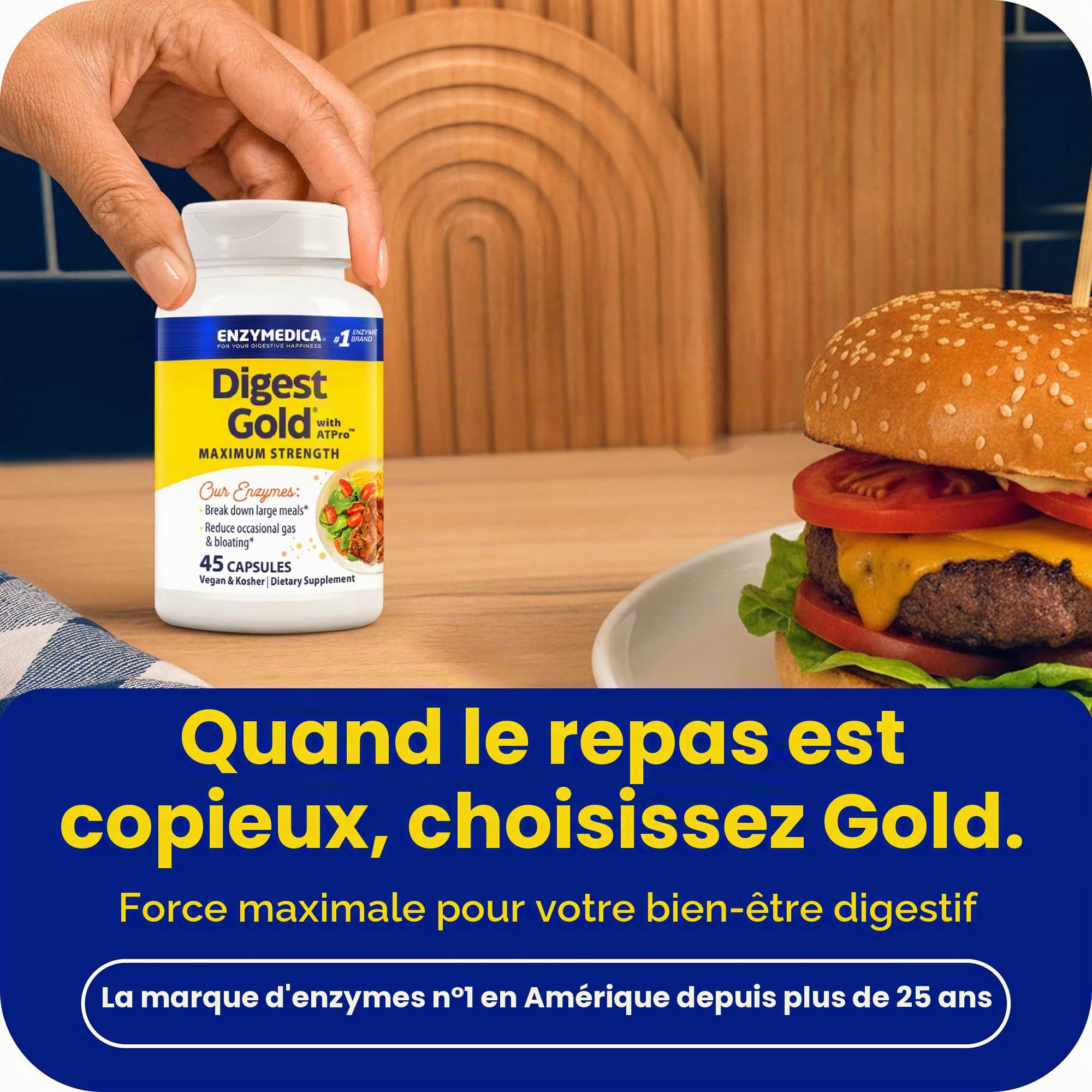 Enzymedica Digest Gold ATPro 45 Capsules
