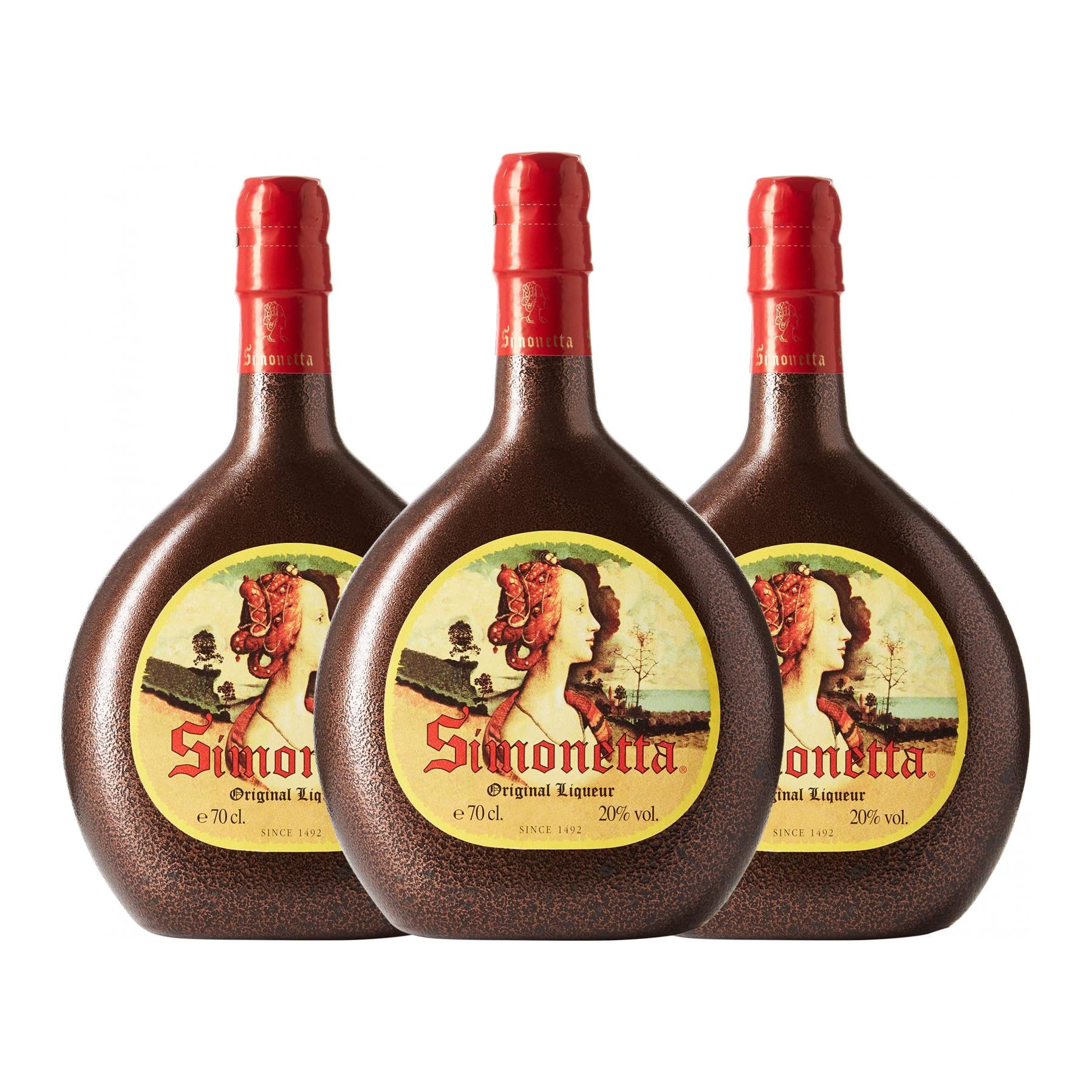 Licores Simonetta Original Liqueur 70 cl (Caja de 3 Botellas de 70 cl)