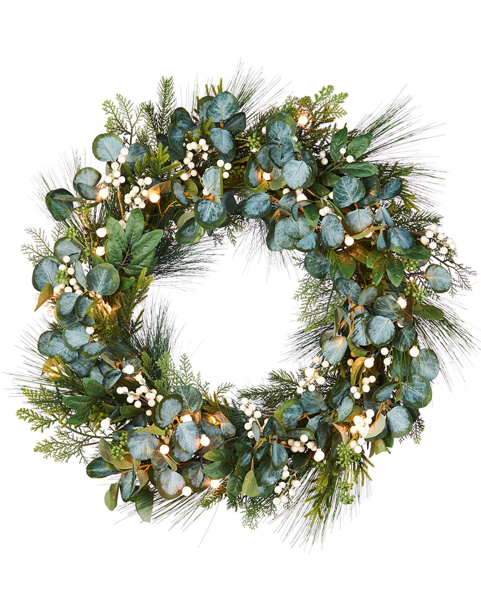 WeRChristmas Wreath, Green, 30 Inch