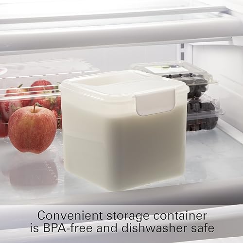 Miniatura 5 de Proctor Silex Máquina para hacer yogur regular o griego con pantalla LCD, contenedor de almacenamiento sin BPA, 32 onzas, acero inoxidable (86300)