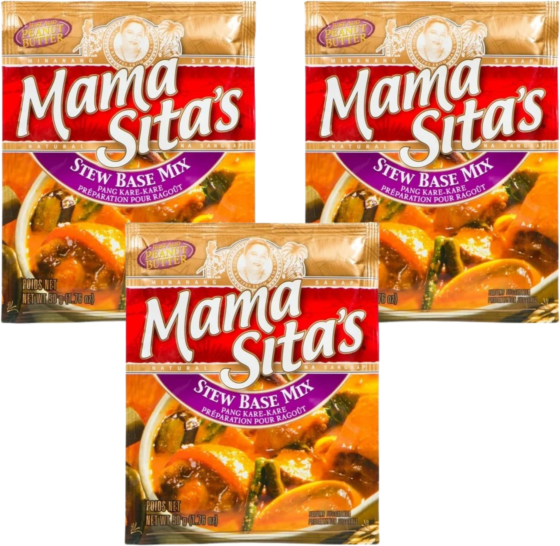 Stew Base Mix Pang Kare-Kare 1.76oz (50g) 3 Pack