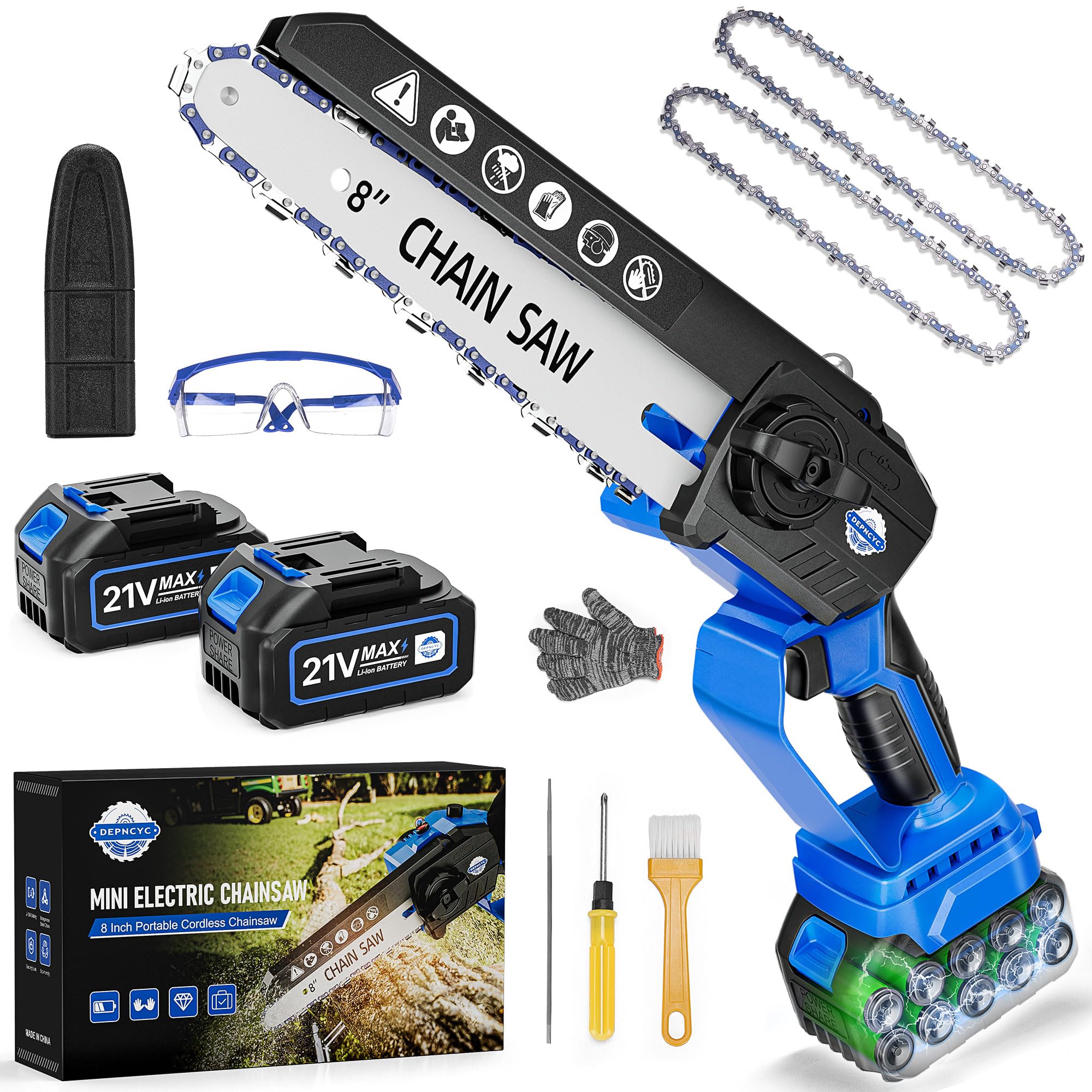 DEPNCYC 8-Inch Mini Chainsaw