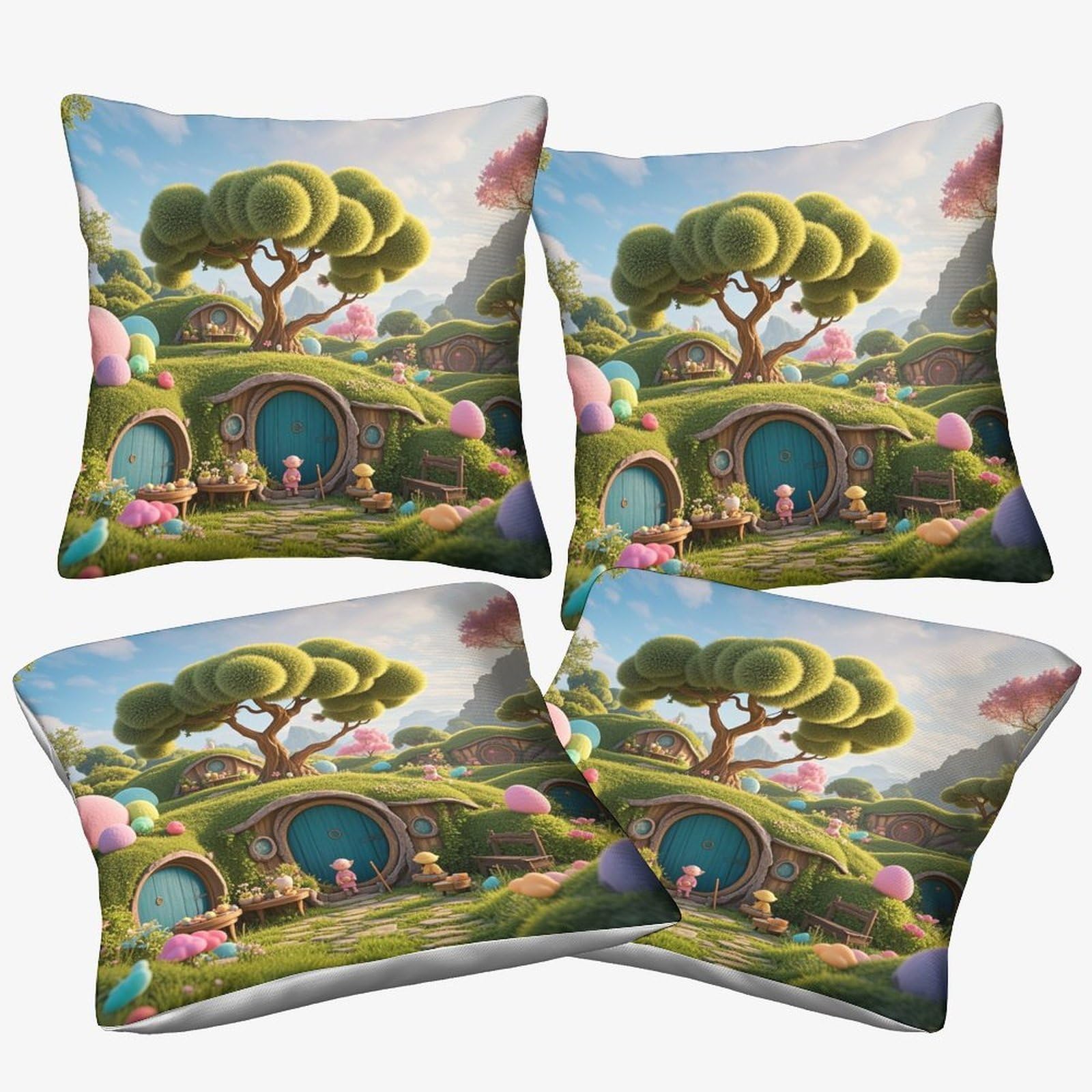 Taie de coussin carrée Cabin pour canapé et voiture le confort partout