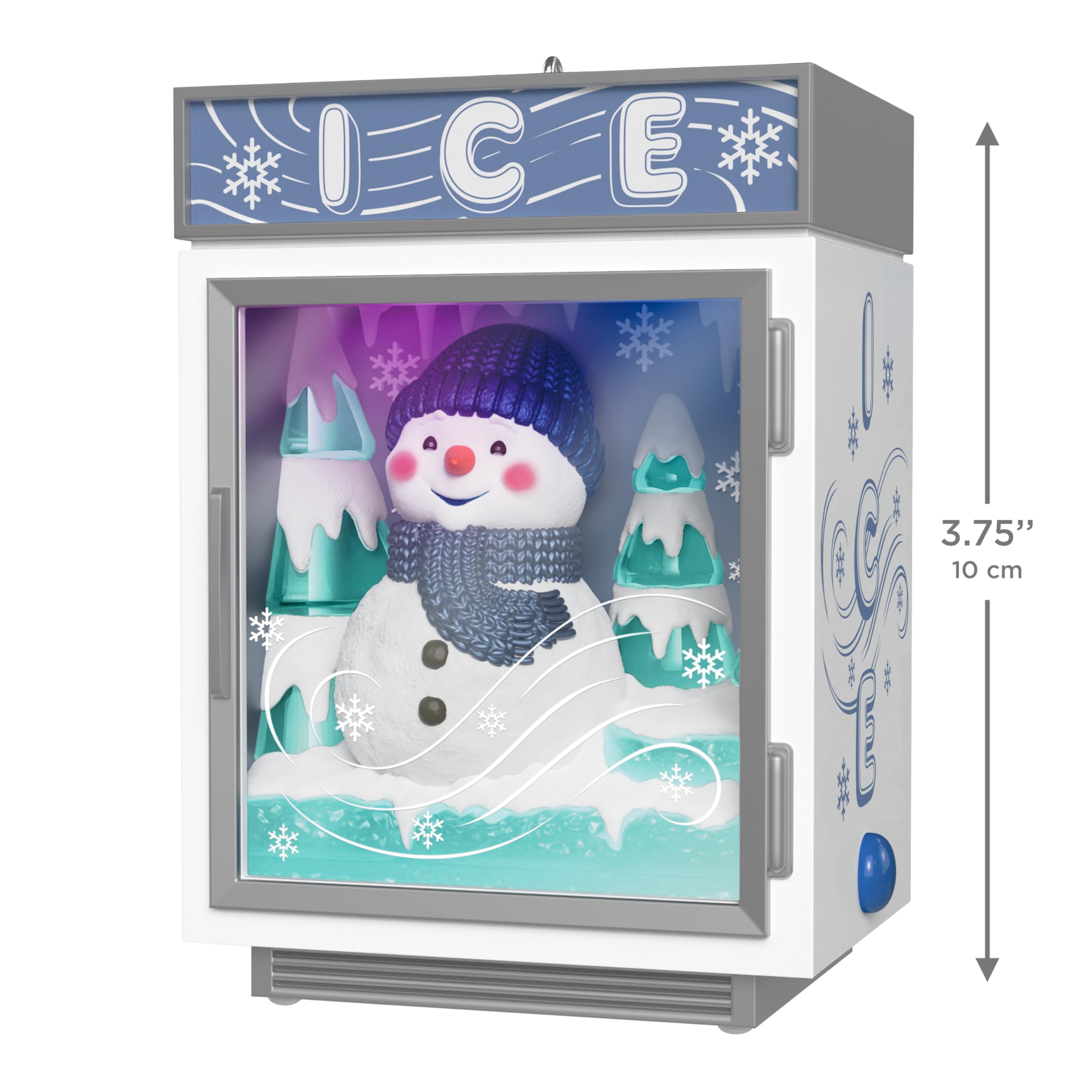 Hallmark Keepsake Adorno de Navidad 2026, musical Just Chillin' con luz, regalos de coleccionista de muñeco de nieve