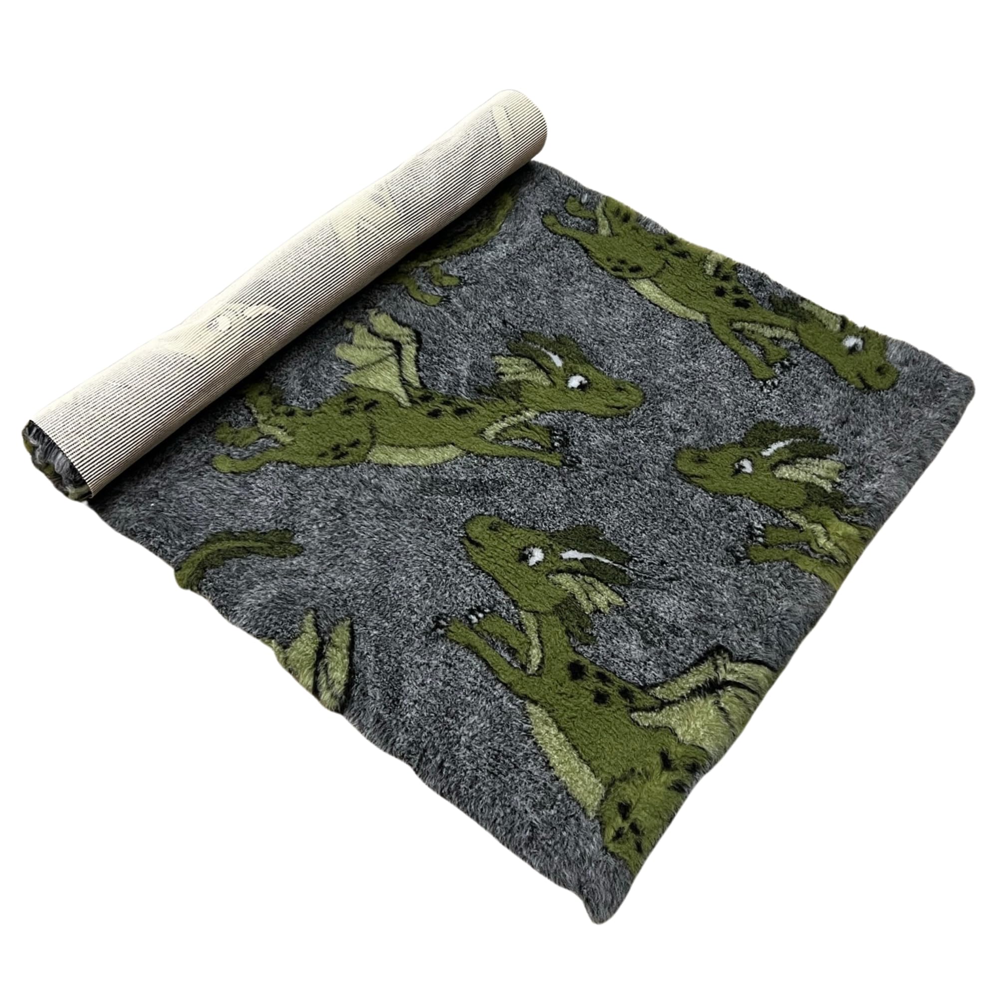 Pawstrading DRAGON Grey Malb Dog Vet Bed Premium Rubber Backed Bedding (Medium (100x75cm))