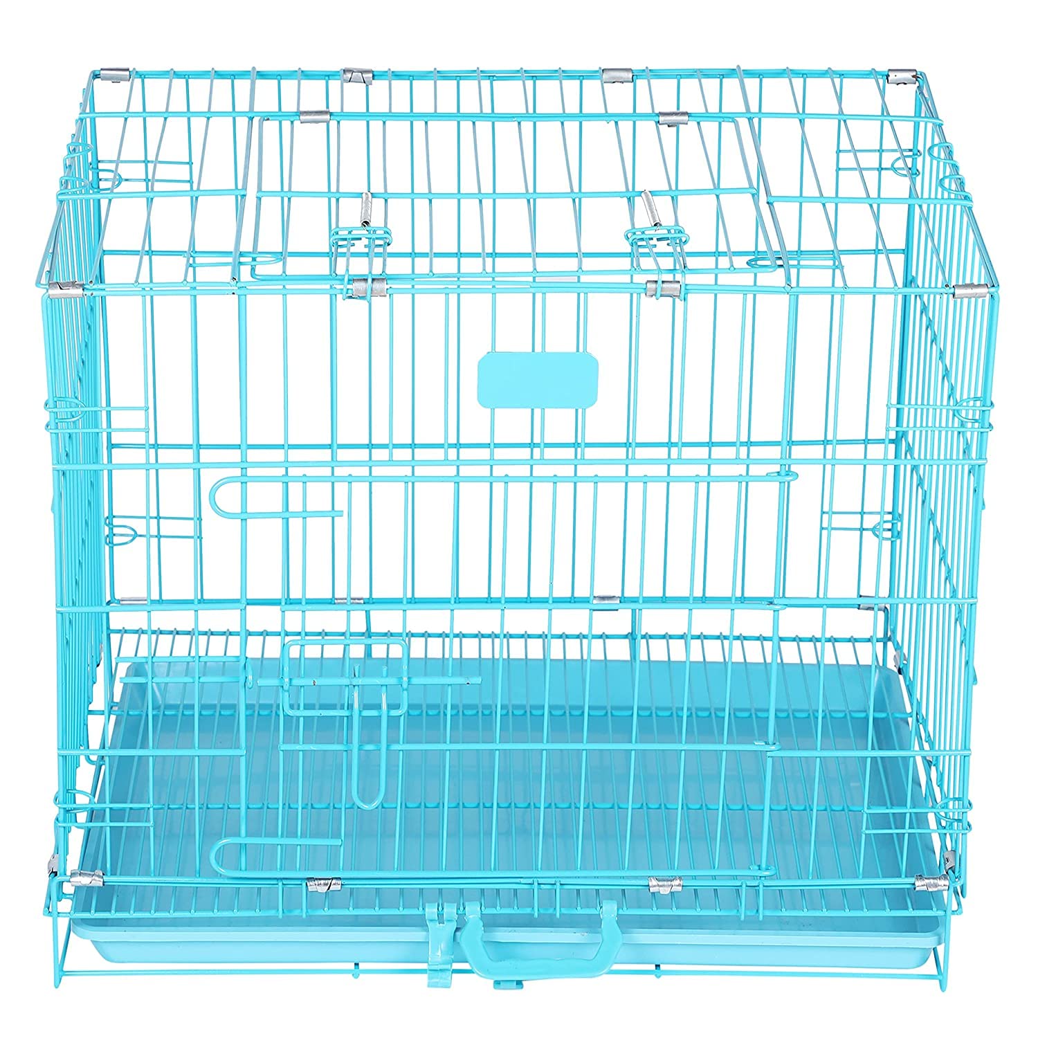 KittuPet Single Door Folding Metal Dog Cage/Crate/Kennel with Removable Tray (24 INCH) (B0C24P8CW3) Amazon Price History, Amazon Price Tracker