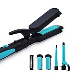 Havells 5-in-1 Multi Styling Kit - Straightener, Curler, Crimper, Conical Curler & Volume Brush | For Multiple Hair Styles | 2 Years Guarantee | Blue/Black | HC4045