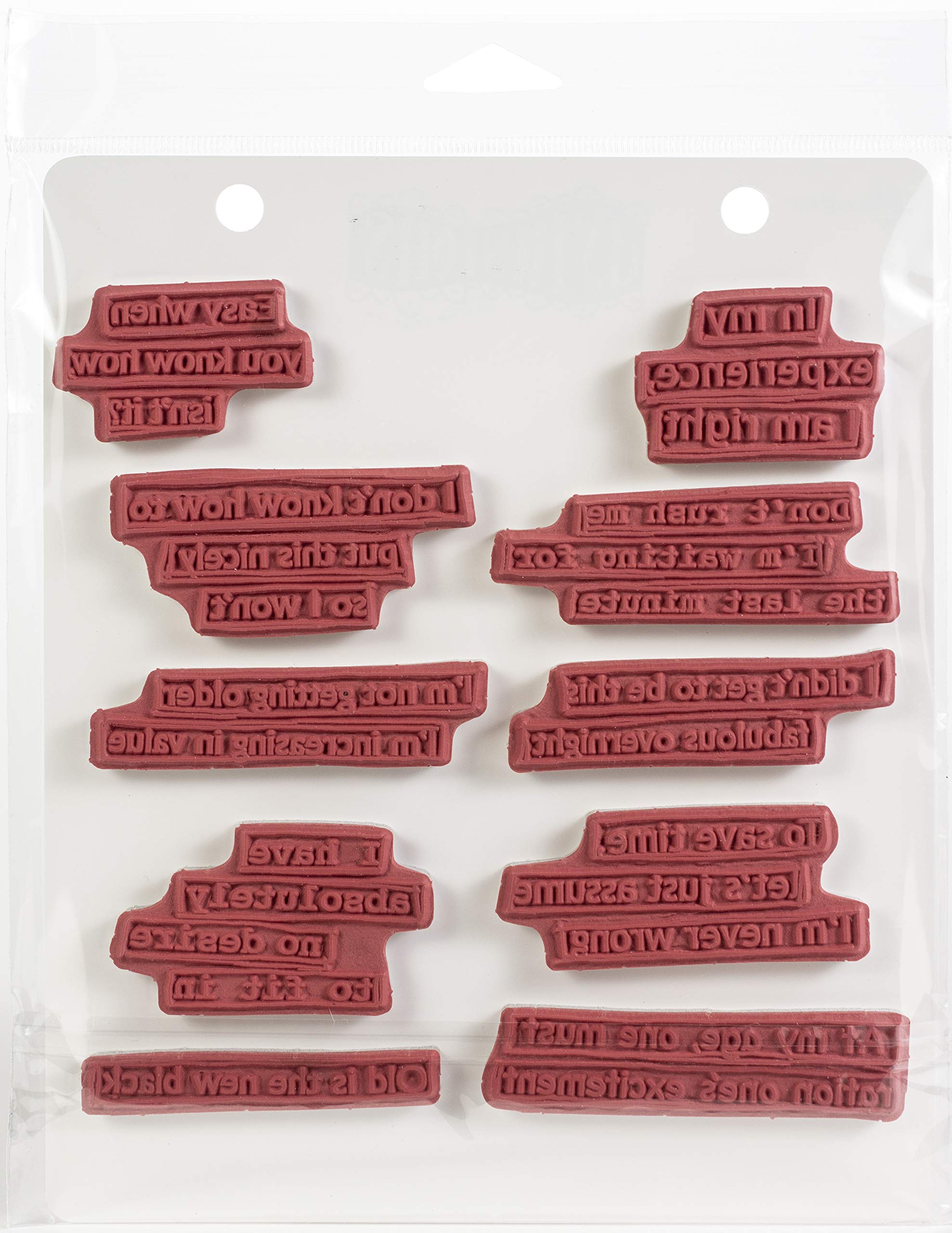 Dylusions Cling, us:one size, Old is the New Black