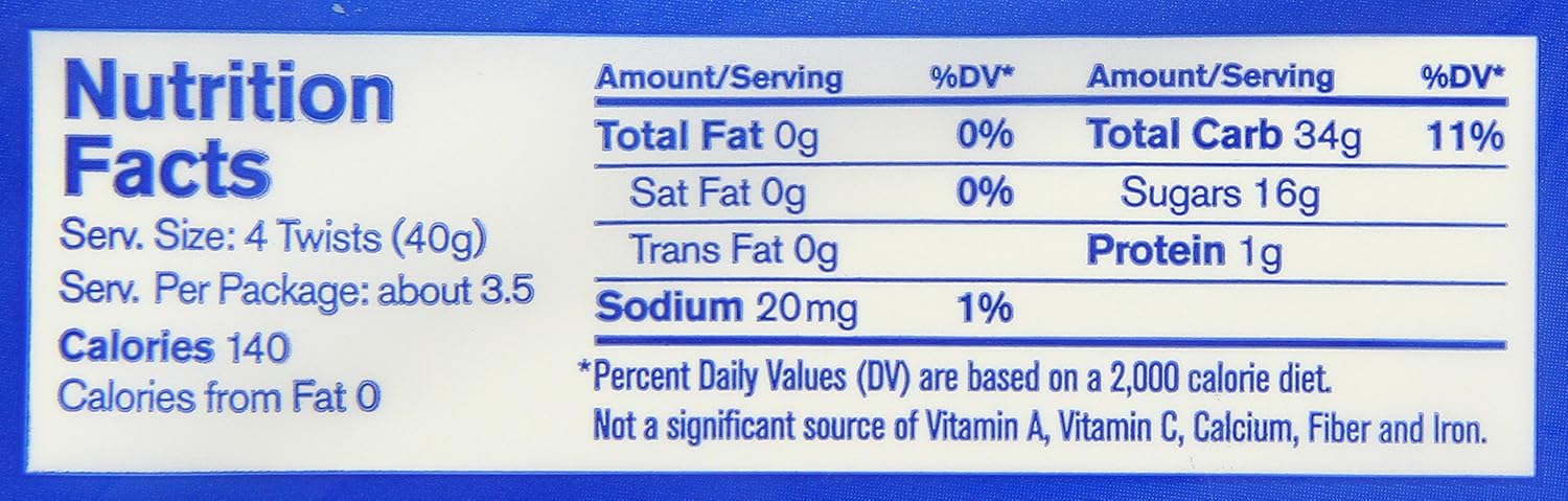 American Licorice Original Red Twist, 5-Ounce King Size Packages (Pack of 24)