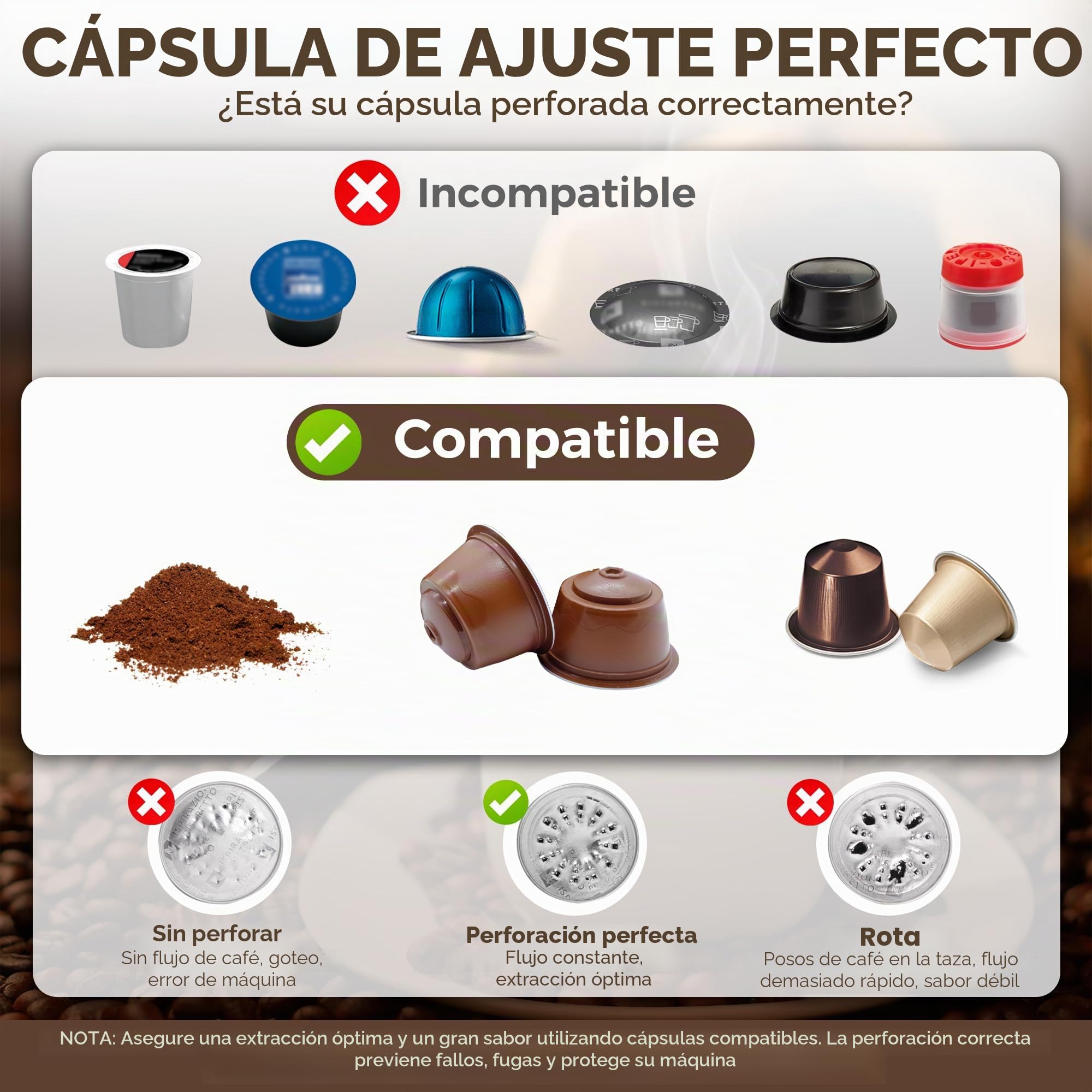 Máquina de Café Portátil, Cafetera Espresso 3 en 1 Eléctrica Portátil Expreso Recargable para Cápsulas Pequeñas o Grandes y Café Molido para Oficina Viaje Camping (Gris)
