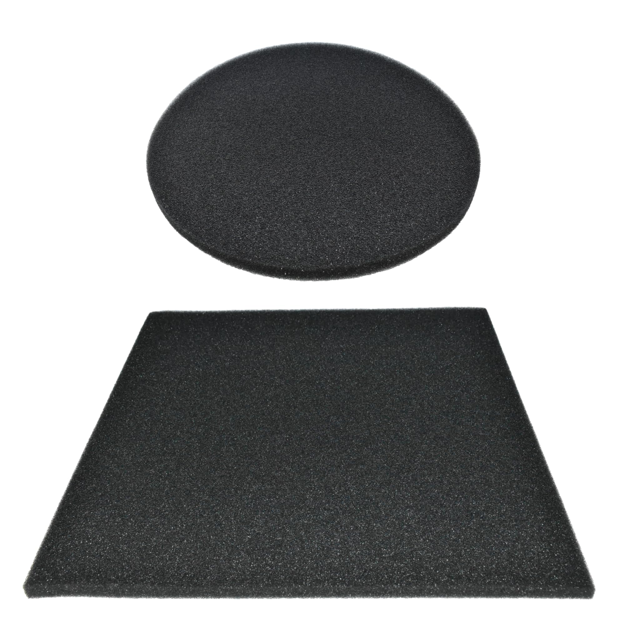 2 Pack Oil Drain Splash Pad, 22'' Square No Splatter Pad and 15'' Round Oil Splash Pad Fits Most Oil Drains Anti Splash Oil Change Mat for Car Changing Oil Transmission Drain Pan