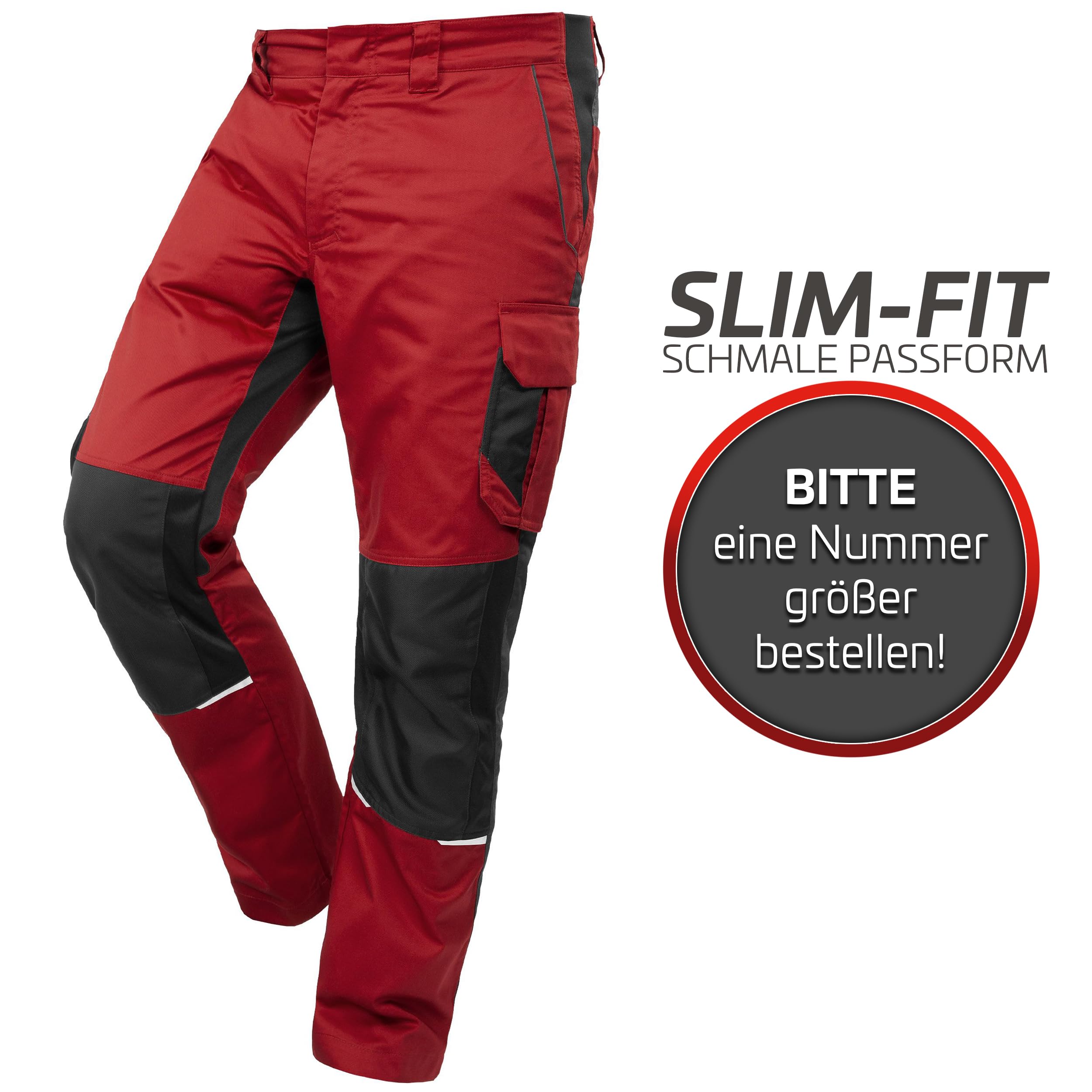 Qualitex iND Arbeitshose Stretch Flex Bundhose Workwear Herren Premium