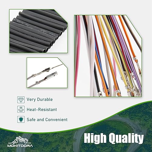 Miniatura 7 de MoKitDora Arnés de extensión de cableado de manillar de 14 pulgadas y 16 pulgadas y arnés de cableado del acelerador TBW Plug N Play compatible con