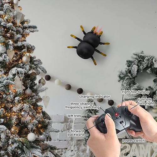 Miniatura 4 de YESBRO Juguetes de coche a control remoto coche de escalada de pared para niños coche de acrobacias RC recargable de doble modo con faros LED para