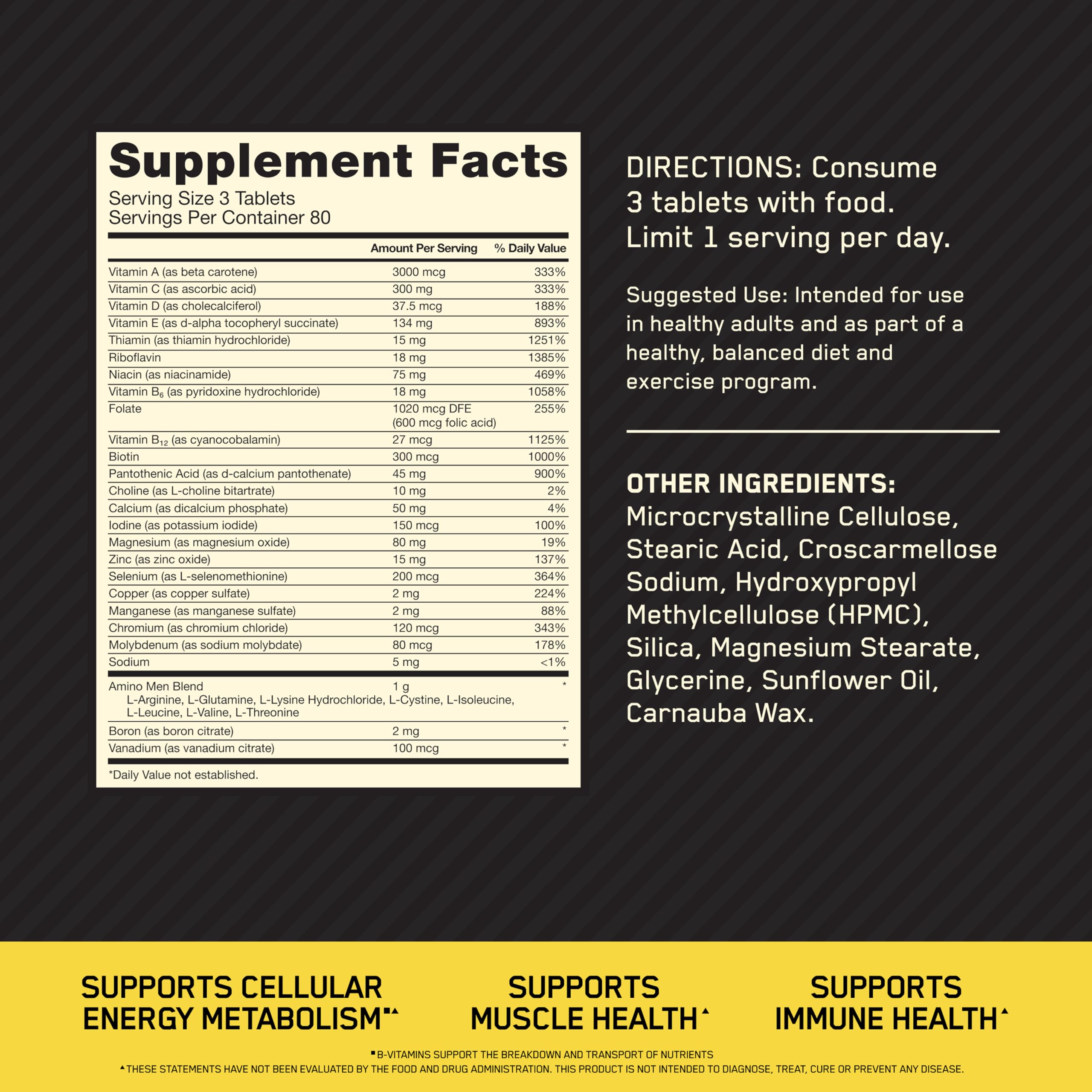 ビタミン Opti-Men Amazon.com: Optimum Nutrition Opti-Men, Vitamin C, Zinc and