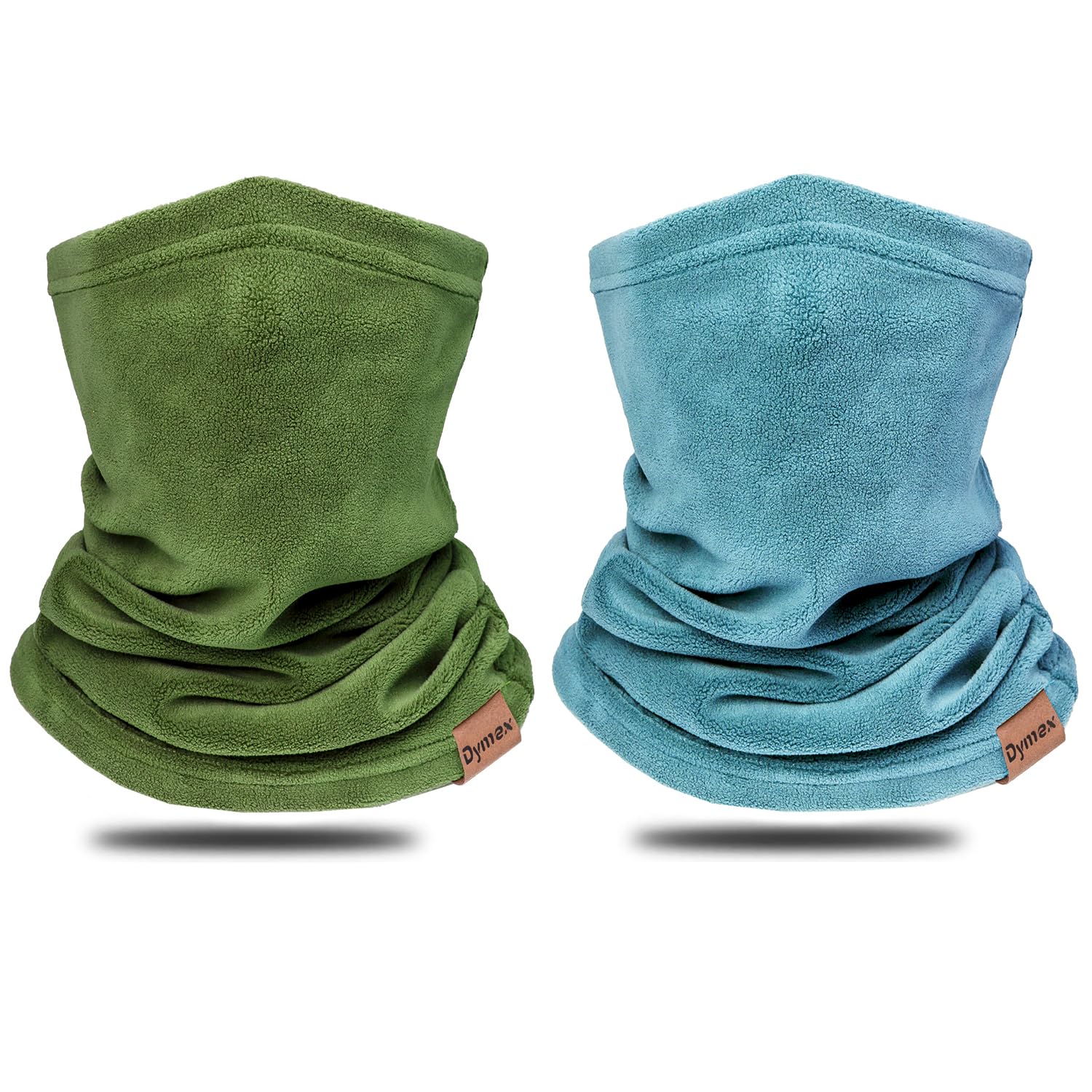 Dymex 2 PCS Kids Neck Warmer Gaiter Winter Fleece Neck Cover Balaclava Windproof Face Cover Mask for Ski Motorcycle