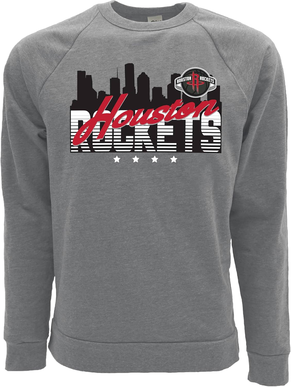 Blue 84 NBA unisex-adult Nba Officially Licensed Tri-blend Crewneck Sweatshirt Flyline