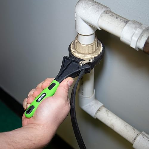 Miniatura 7 de OEMTOOLS 24720 Llave de correa de goma de 2 piezas, llave de tubo de goma, juegos de llaves ajustables, agarre de llave de 4 y 7 pulgadas