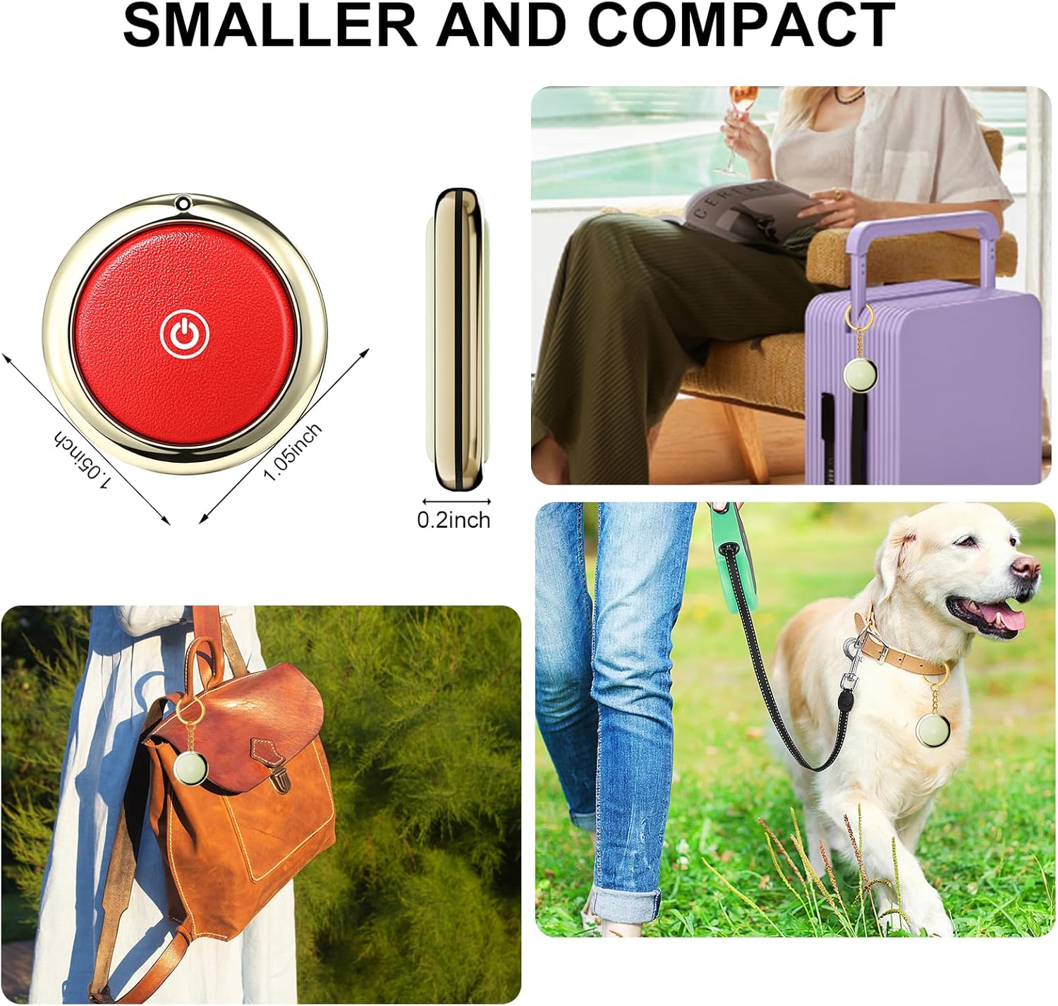 Air Tag Tracker Works with Apple Find My(iOS Only) (4pack)