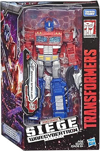 Miniatura 7 de Transformers E3541 Generations War por Cybertron: Siege Voyager Class Wfc-S11 Optimus Prime Figura de acción