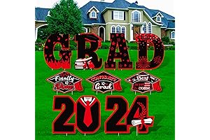 Celebrate the Class of 2024 with Vibrant Graduation Yard Signs!
