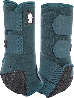 Classic Equine Legacy2 Support Boots, Front, Dragonfly Green, Medium