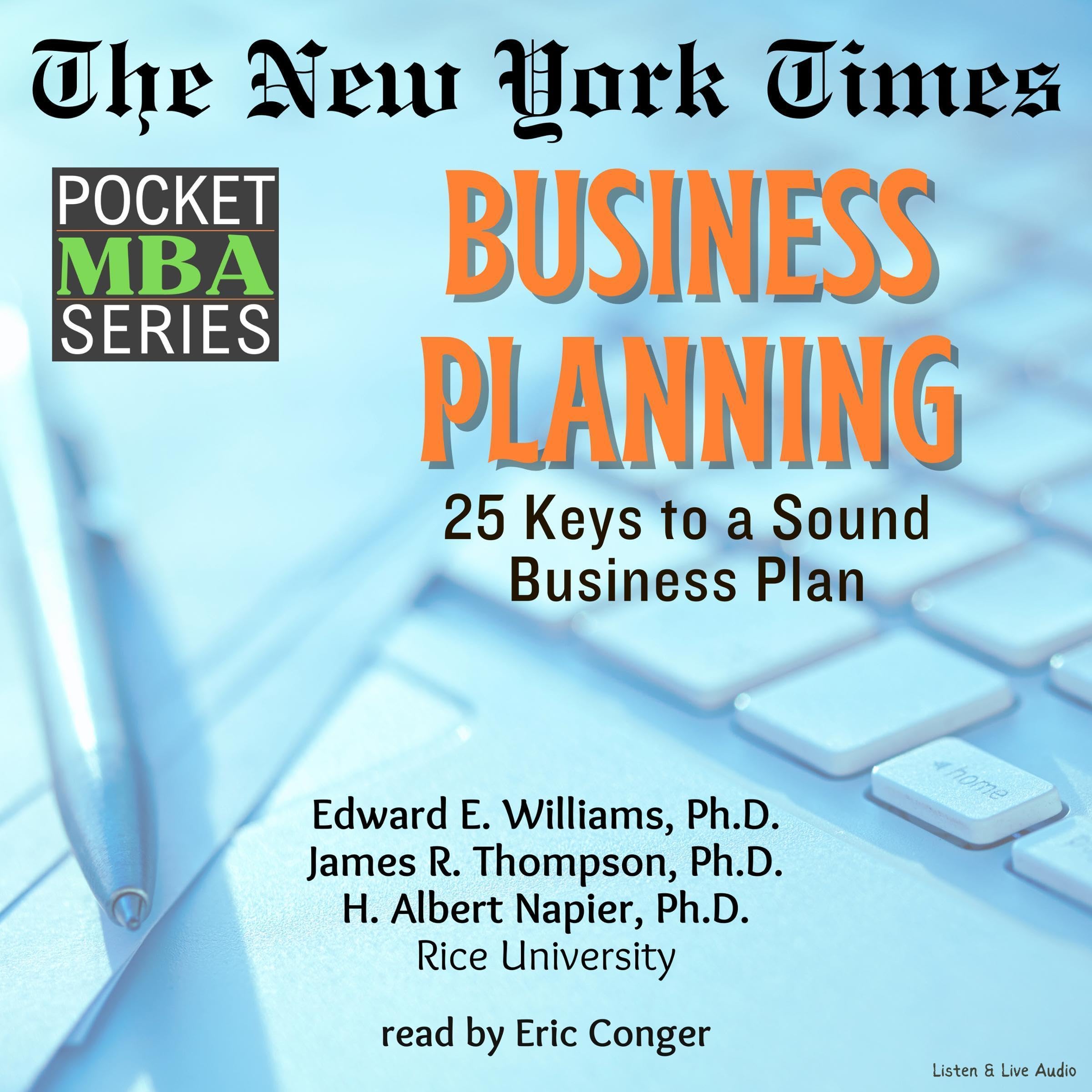 The New York Times Pocket MBA: Business Planning: 25 Keys to a Sound Business Plan