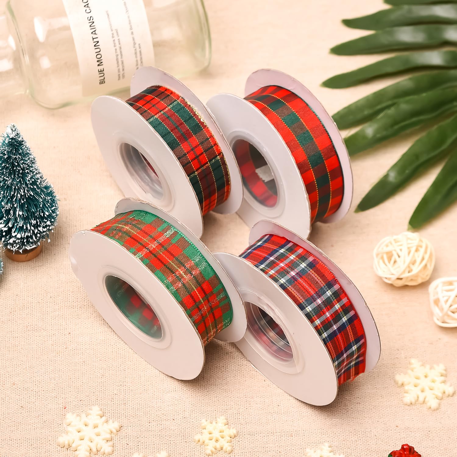 Ruban De Décoration De Noël Ruban Imprimé Bonbons De Noël 5 Mètres Ruban D'Emballage Cadeau De Noël Ruban Nœud DIY, Czzoypi Ruban De Décoration De Noël Bonbons De Noël