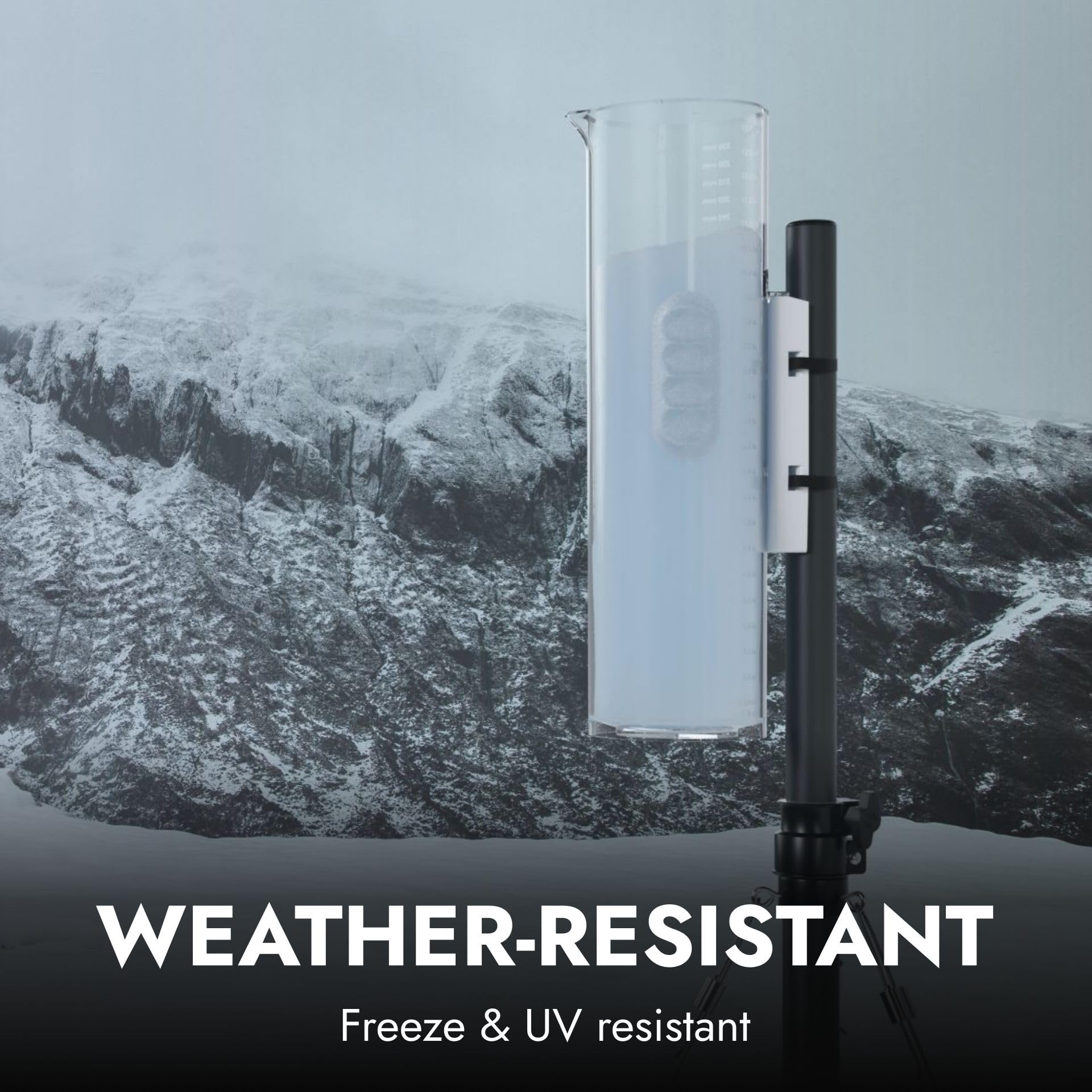 Tropo - Pluviometro e manometro da Neve, antigelo per Tutte Le Condizioni atmosferiche, per Uso esteso all'Esterno, Grande capacità di 34,3 cm, precisione Professionale, Approvata CoCoRaHS