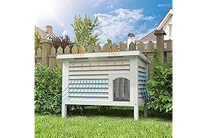 GDLF Outdoor Cat House for Multiple Cats: Your Felines' Cozy Retreat in Any Weather