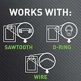 3M Claw 25 lb. Drywall Picture Hanger with Spot Markers, Heavyweight Hanging Solution for Room Decor and Office Decor, Including Mirrors or Large Art – 4 Pack – view 7