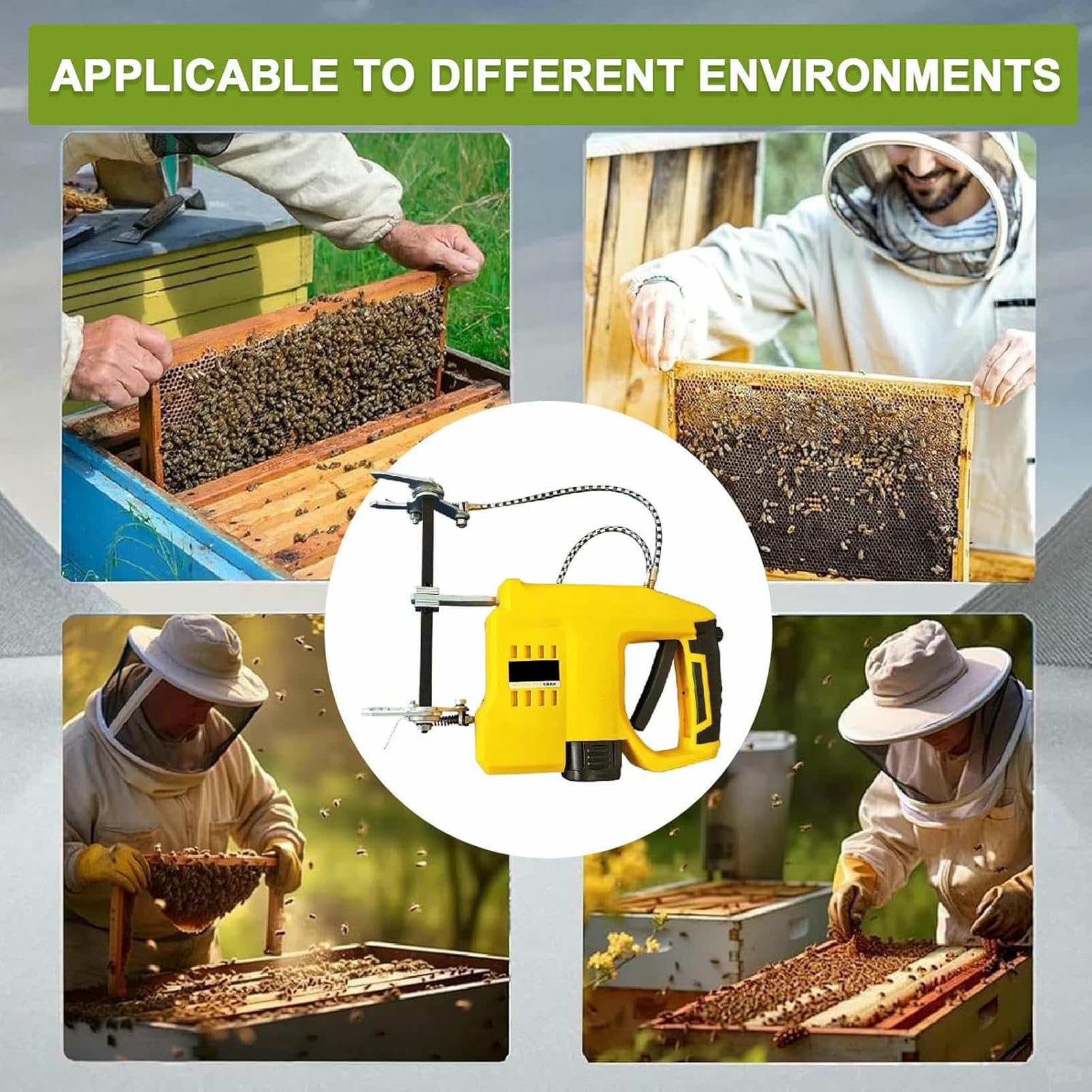 Herramientas Eléctricas De Apicultura De La Colmena/máquina De Agitación De Abejas Portátiles, Máquina De Agitación De Agitación Automática De Abejas para La Granja De Abejas Domésticas