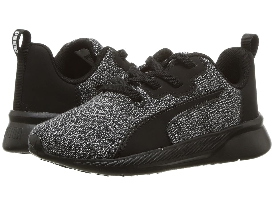 

Puma Kids Tishatsu Runner Knit AC (Toddler) (Puma Black/Puma White) Kid's Shoes