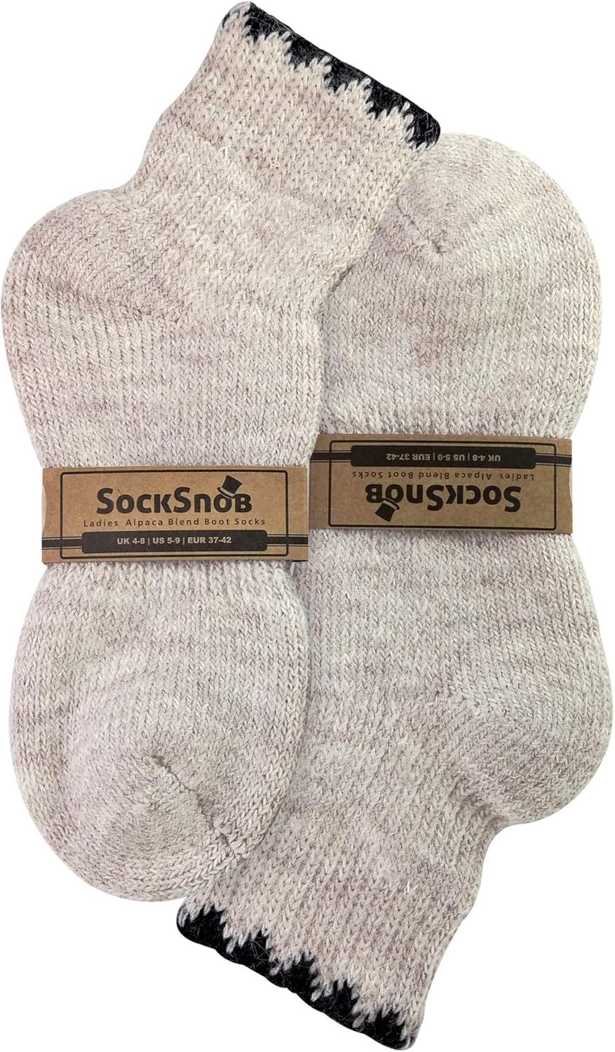 Bas Alpaga Homme Ladies Winter Warm Short Alpaca Wool Blend Hiking Socks  Thermal Socks Women