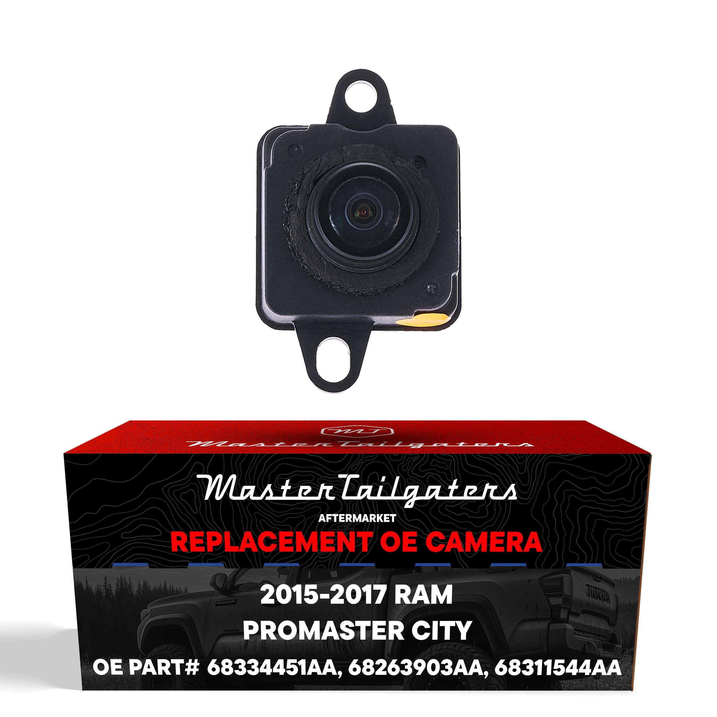 Master Tailgaters Replacement for Ram ProMaster City (2015-2017) Backup Camera OE Part # 68334451AA, 68263903AA, 68311544AA