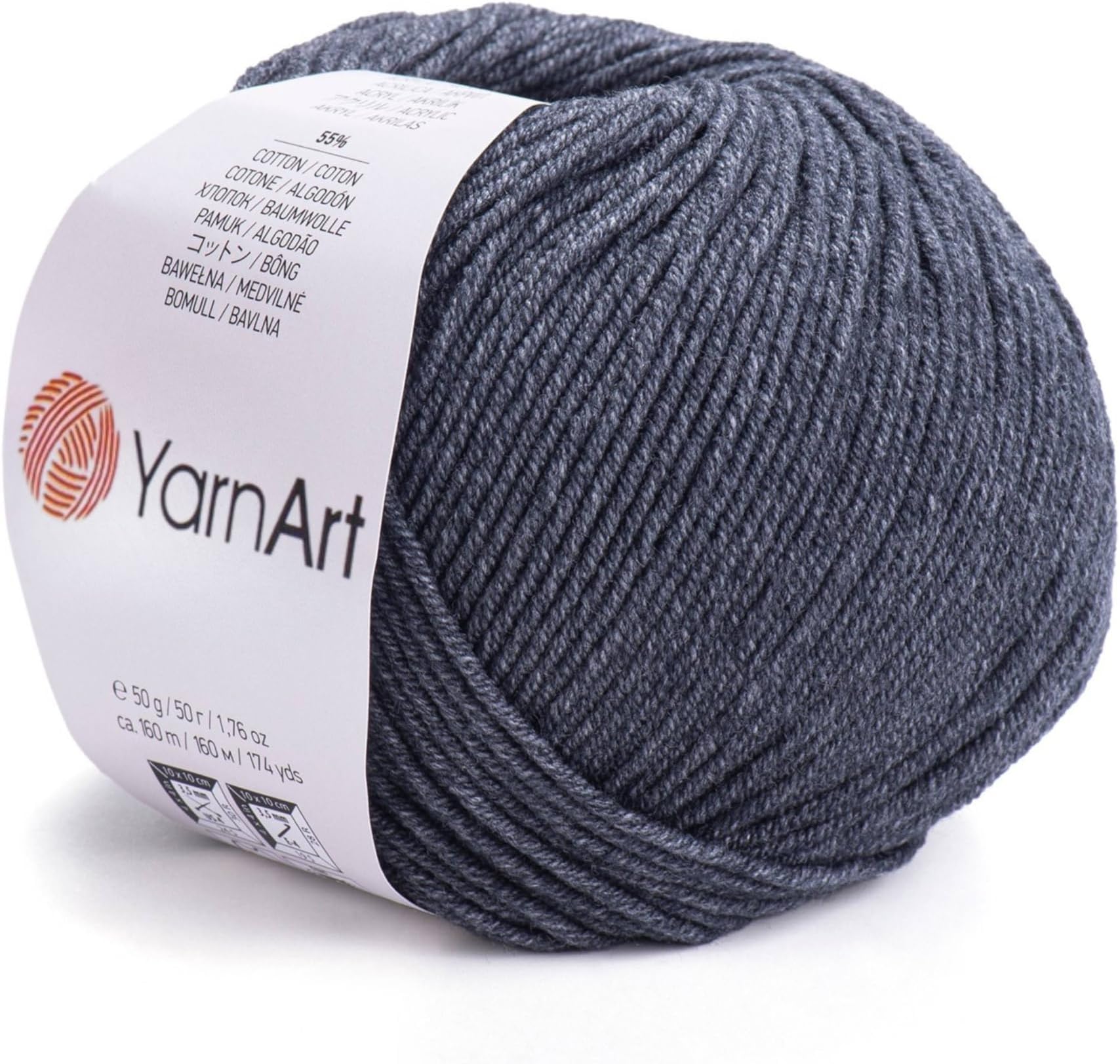 Yarn Art YarnArt Jeans Sport Yarn 55% Cotton 45% Acrylic 1 Skein/Ball 50 gr 174 yds Cotton Yarn Knitting Yarn Soft Yarn amigurumi Cotton Yarn (28)