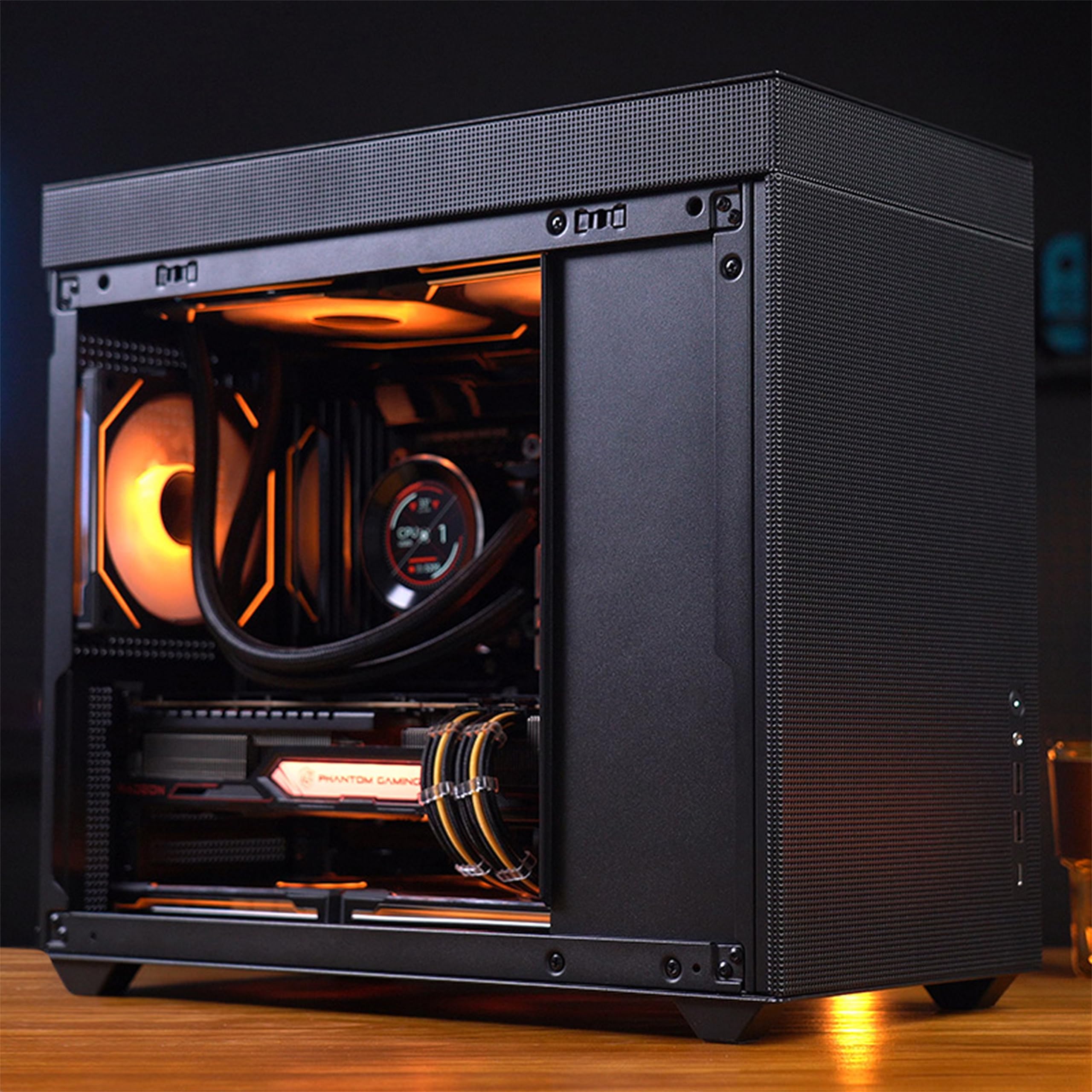 Amazon.co.jp: SAMA IM01 Pro ブラック Micro ATX Mini-ITX スチール