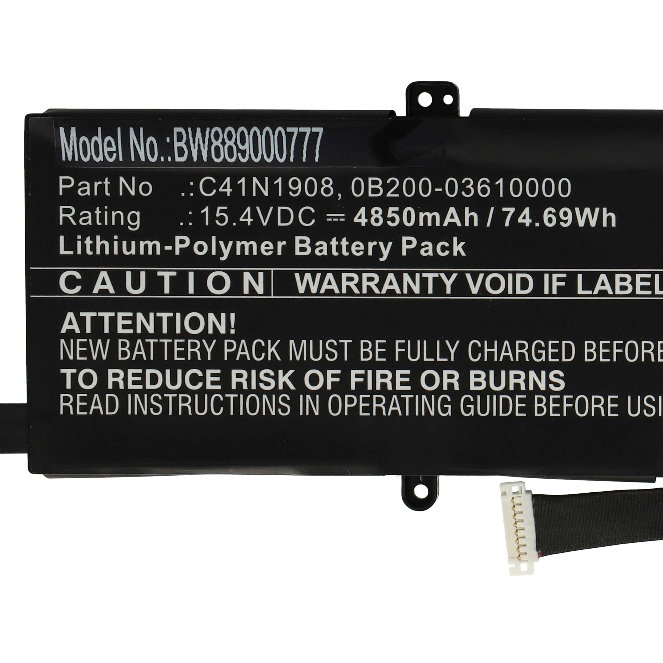 Cameron Sino CS New Replacement Battery for ROG Zephyrus G14, ROG