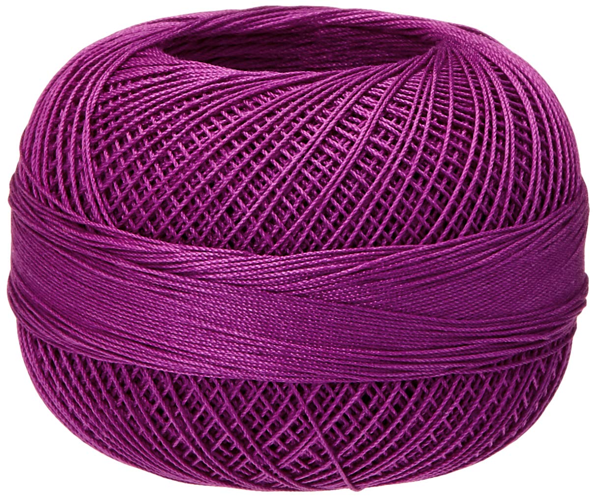 LIZBETH Handy Hands Premium Cotton Thread, Size 40, Violet/Pink Dark