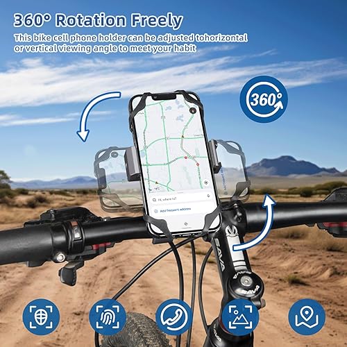 Miniatura 9 de FANAUE CPC-08 Soporte para teléfono inteligente con cabeza de bola desmontable de 1 pulgada compatible con teléfonos inteligentes con un ancho de 23