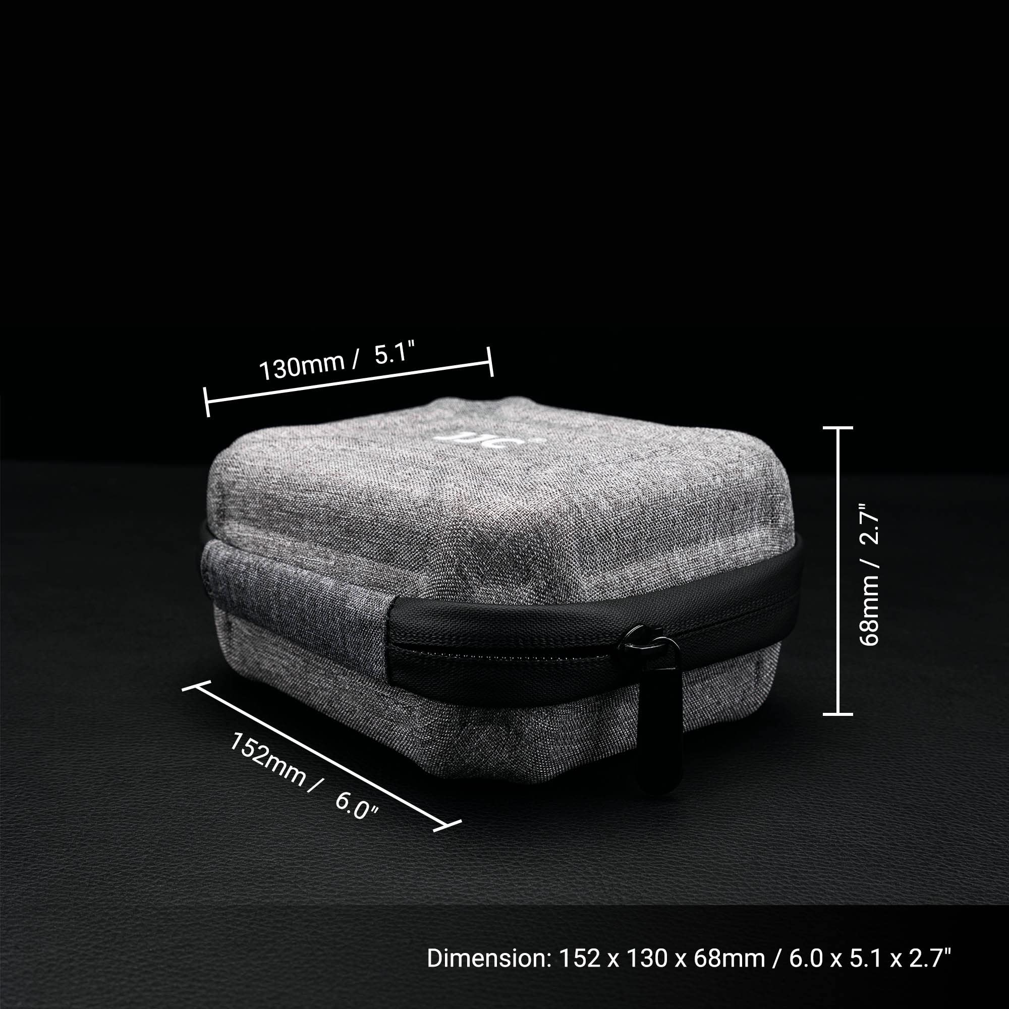 JJC Custodia per filtro per obiettivo fotocamera resistente all'acqua per 10 filtri tondi diametro fino a 95 mm - Fodera Tasche filtro Custodia per il trasporto Scatola con un panno in microfibra