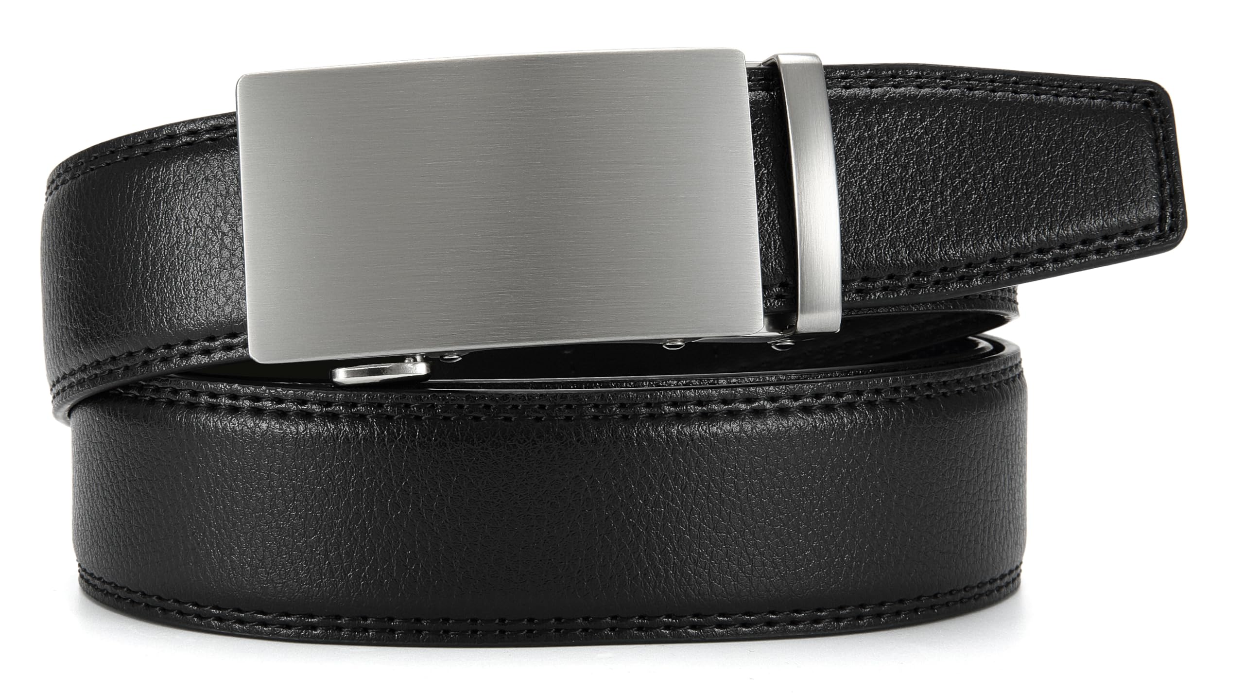 CHAOREN Cintura Uomo Pelle - Cinta Uomo senza Buchi Fibbia 35mm