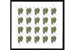 2017 Grapes 70 Cent Stamps In Sheet of Twenty Stamps Scott 5177 .