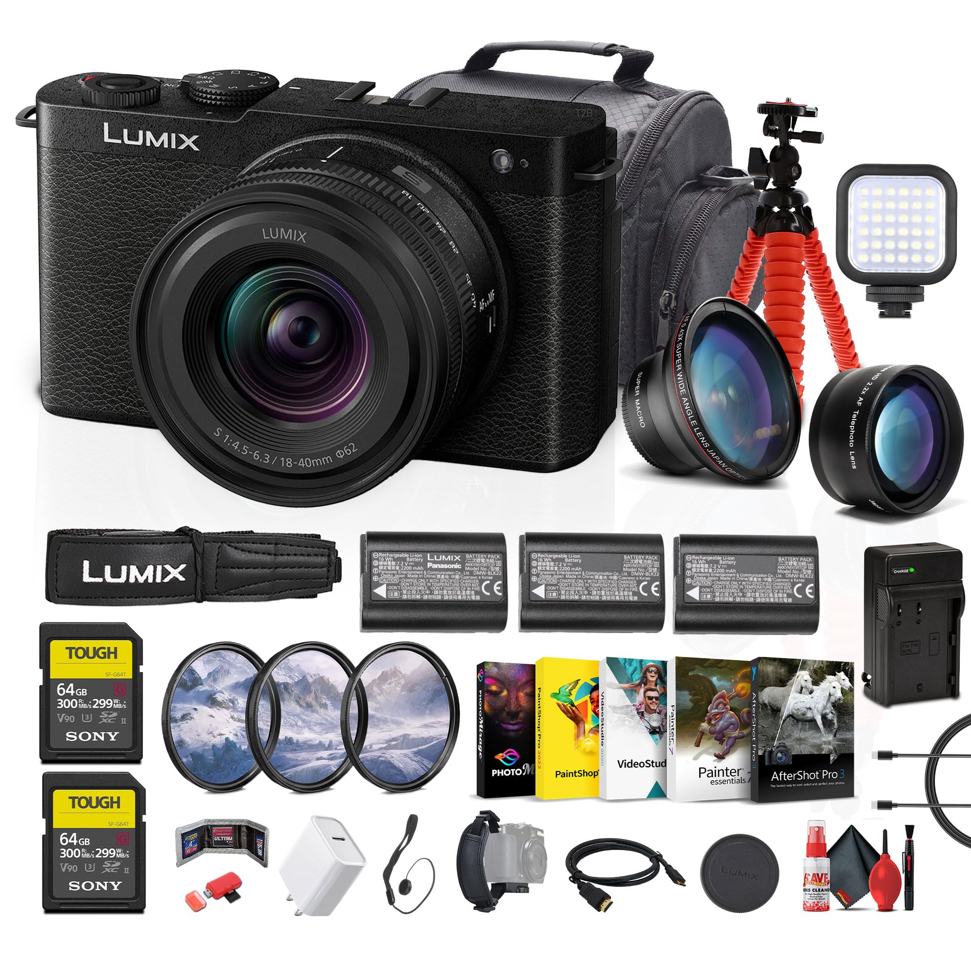 Amazon.com : Panasonic LUMIX S9 Camera with 18-40mm Lens +