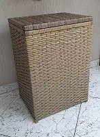 Cesto de Roupa Fibra Sintética 70 Litros 42x33x60 Cappuccino